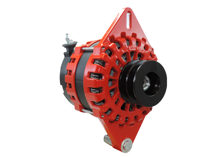 XT SF 250 DV Alternator - 250A 12V High Output Alternator for Heavy Duty Vehicles & Marine Use - Single Foot Spindle Mount with Dual Vee Pulley - Perfect for Trucks, RVs, Boats & Off-Road Applications