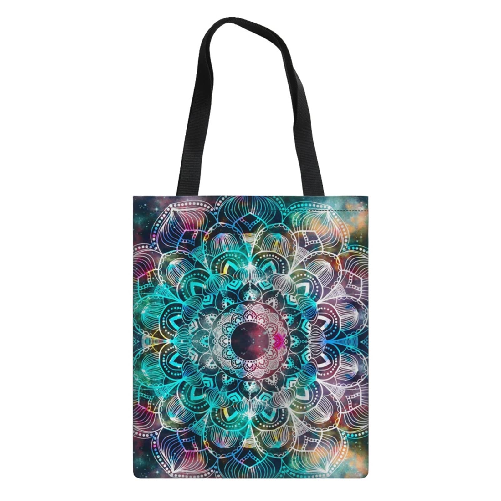 FOR U DESIGNS Women's Canvas Reusable Tote Bag - Eco-Friendly Shopping Tote & Book Bag for Women - Perfect for Groceries, Beach Trips & Daily Commute