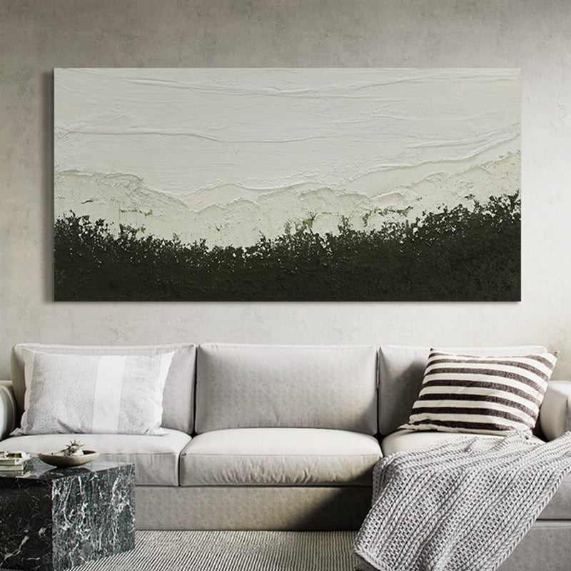 Original Abstract Art - Heavy Textured Acrylic Painting on Canvas, Contemporary Wall Decor for Living Room, Bedroom & Office - Coastal Inspired Seaside Artwork