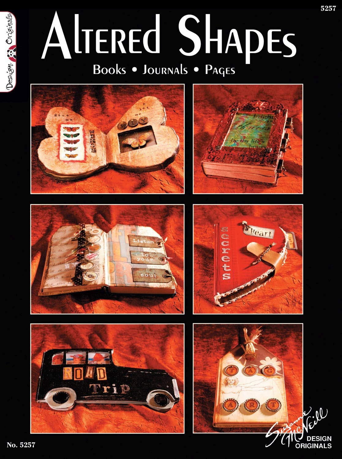 Unique Altered Books & Journals for Art, Scrapbooking & Mixed Media Projects - Creative DIY Altered Pages for Crafting, Journaling & Home Decor
