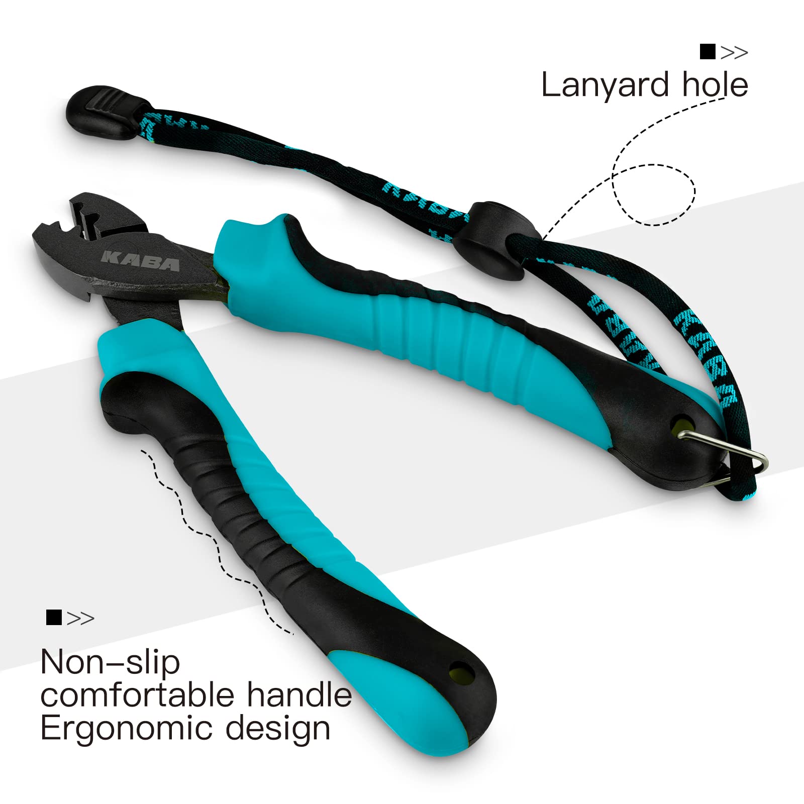 KABA Fishing Crimping Tool - Hand Crimper for Single-Barrel Sleeves | Fishing Gear & Tackle Pliers | Perfect for Saltwater & Freshwater Fishing