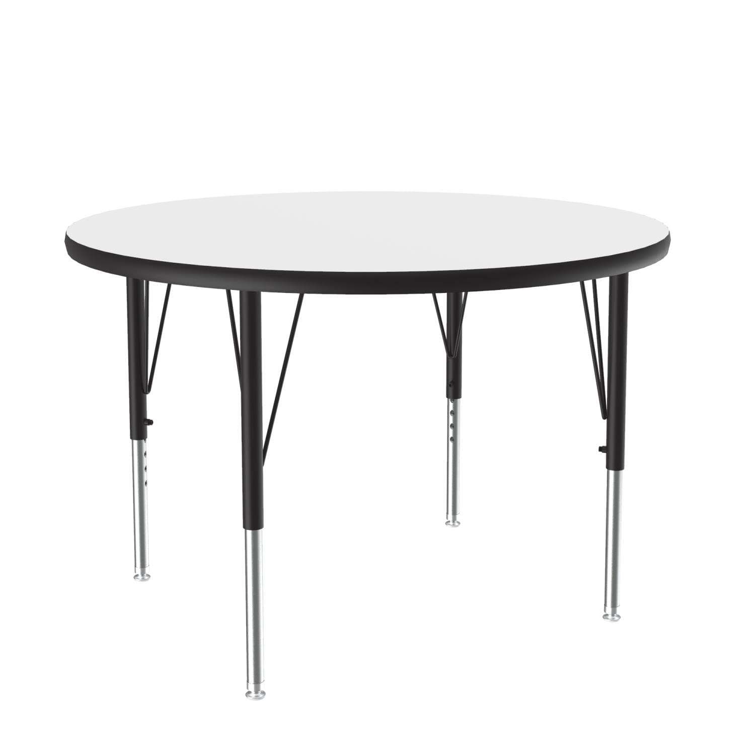 A36-RND-36 High Pressure Activity Table - 36 Inch Round Heavy Duty Workbench for Workshop, Garage & Industrial Use