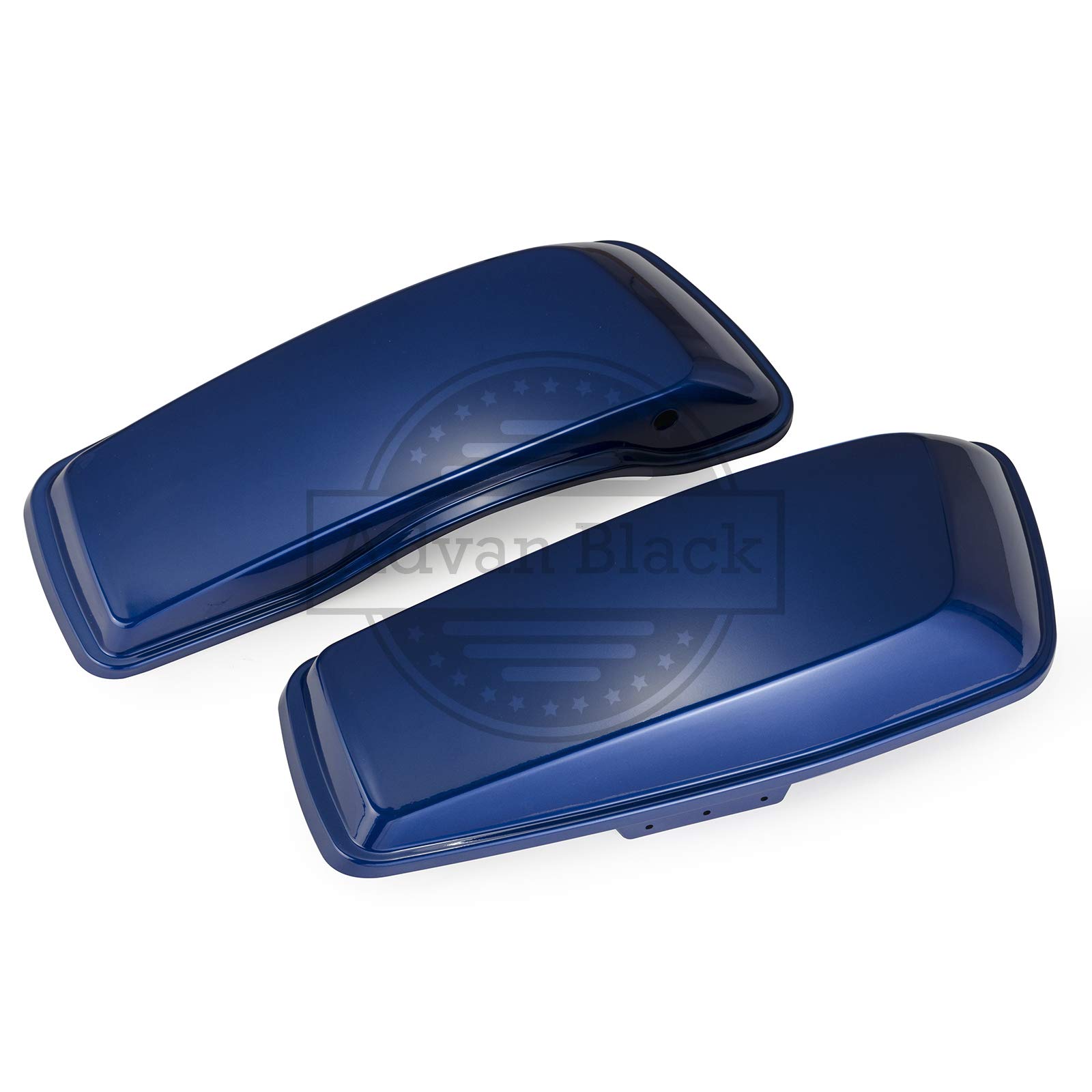 Premium Harley Touring Saddlebags for Street Glide - Hard Saddlebags with Regular Lids Fit 2014-2020 Models (Superior Blue) | US Stock | Extended Storage for Motorcycle Travel & Daily Commute