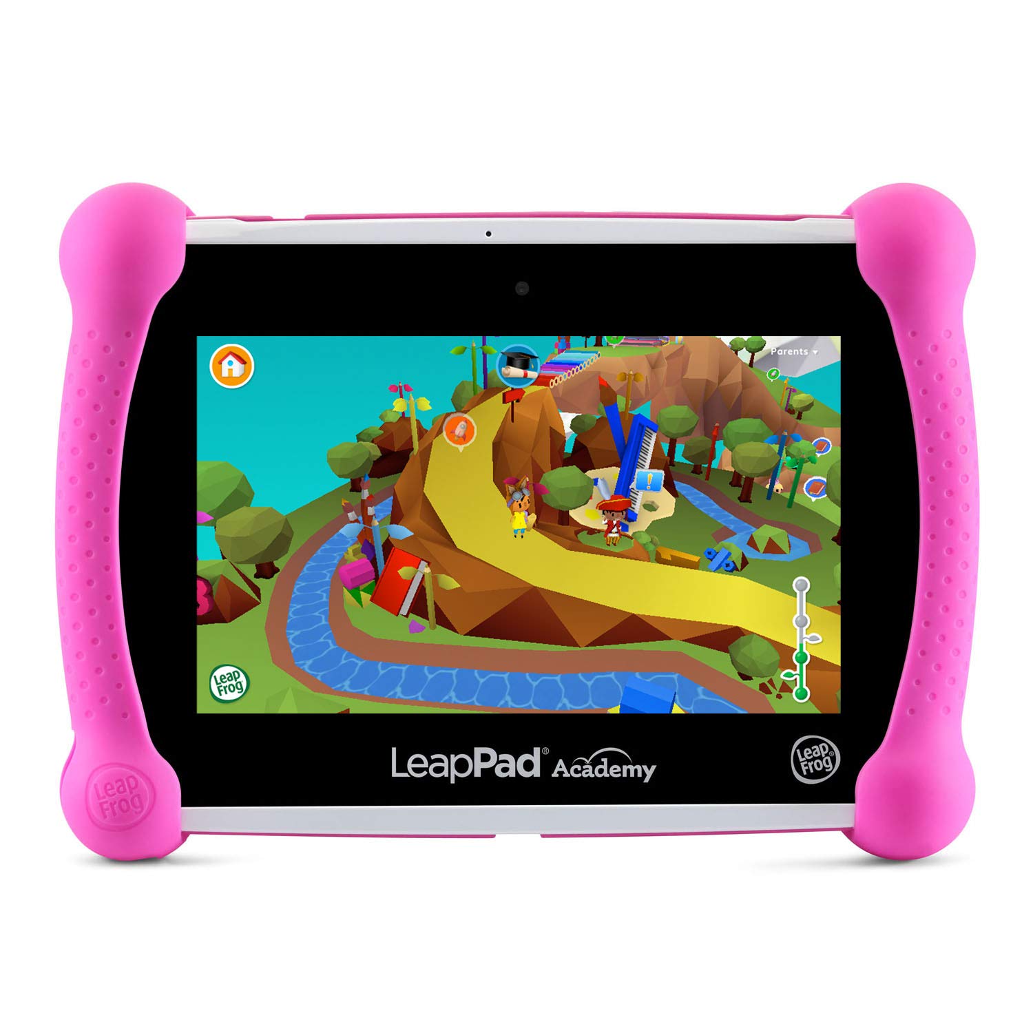 LeapFrog LeapPad Academy Kids Learning Tablet - Pink | Educational Tablet for Toddlers & Preschoolers | Perfect for Homeschooling, Travel & Early Childhood Development