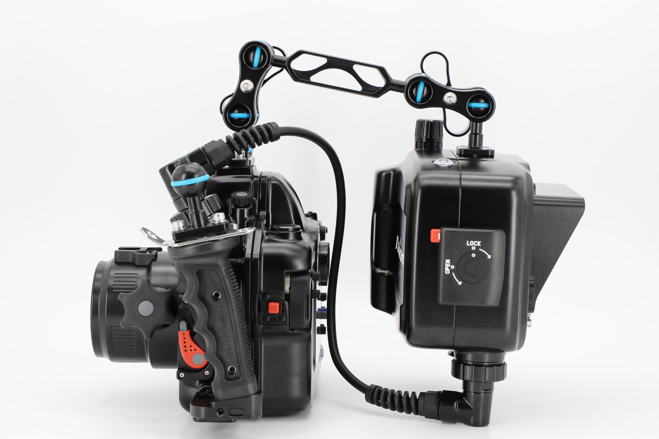 Waterproof Underwater Housing for Panasonic Lumix GH5/GH5S/GH5II Cameras - HDMI 2.0 Support - Ideal for Scuba Diving, Snorkeling & Underwater Photography