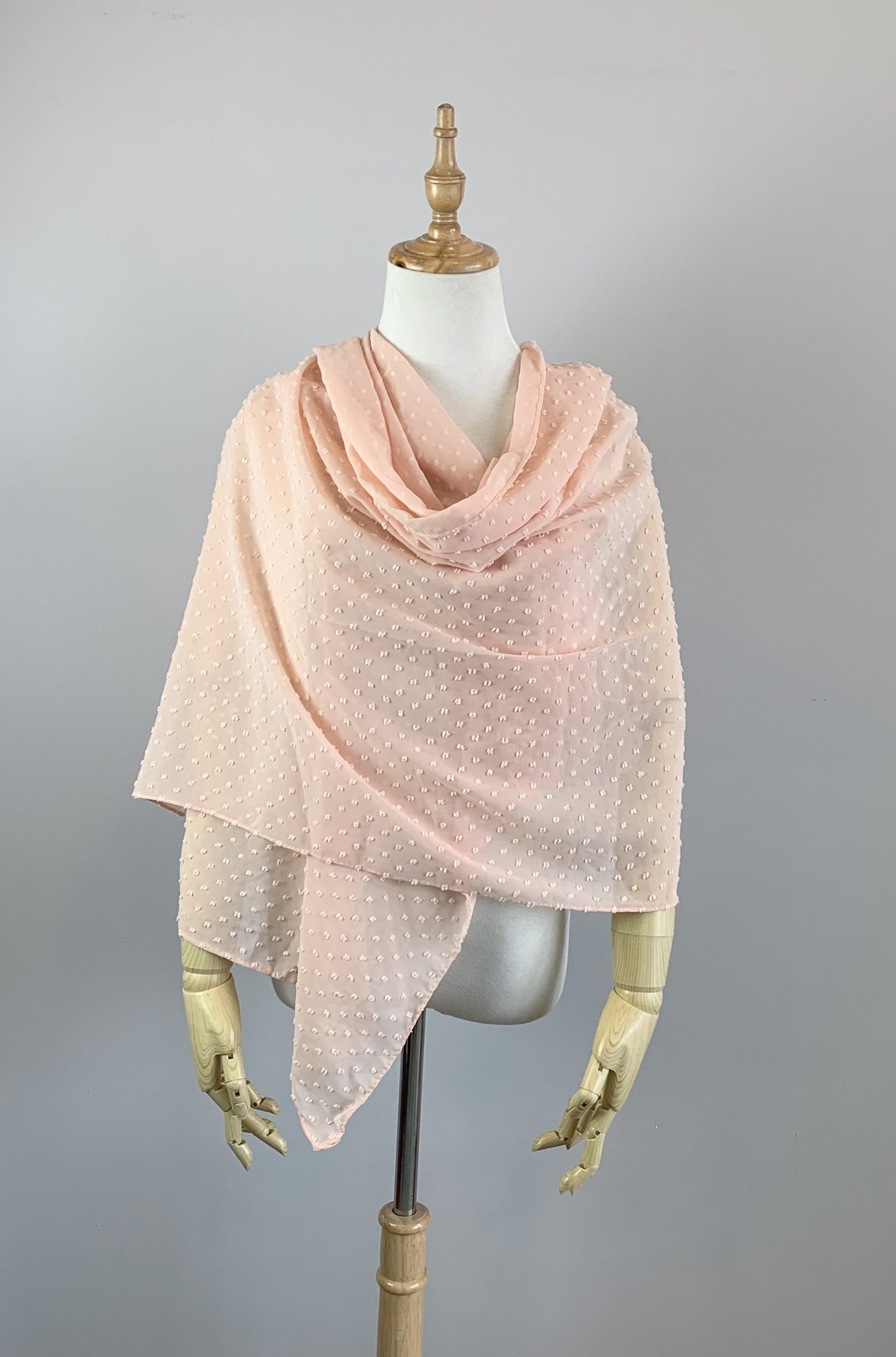 Elegant Champagne Long Scarf Cover Up Shawl - Lola Cha08 for Women | Perfect for Beach, Evening Parties & Special Occasions