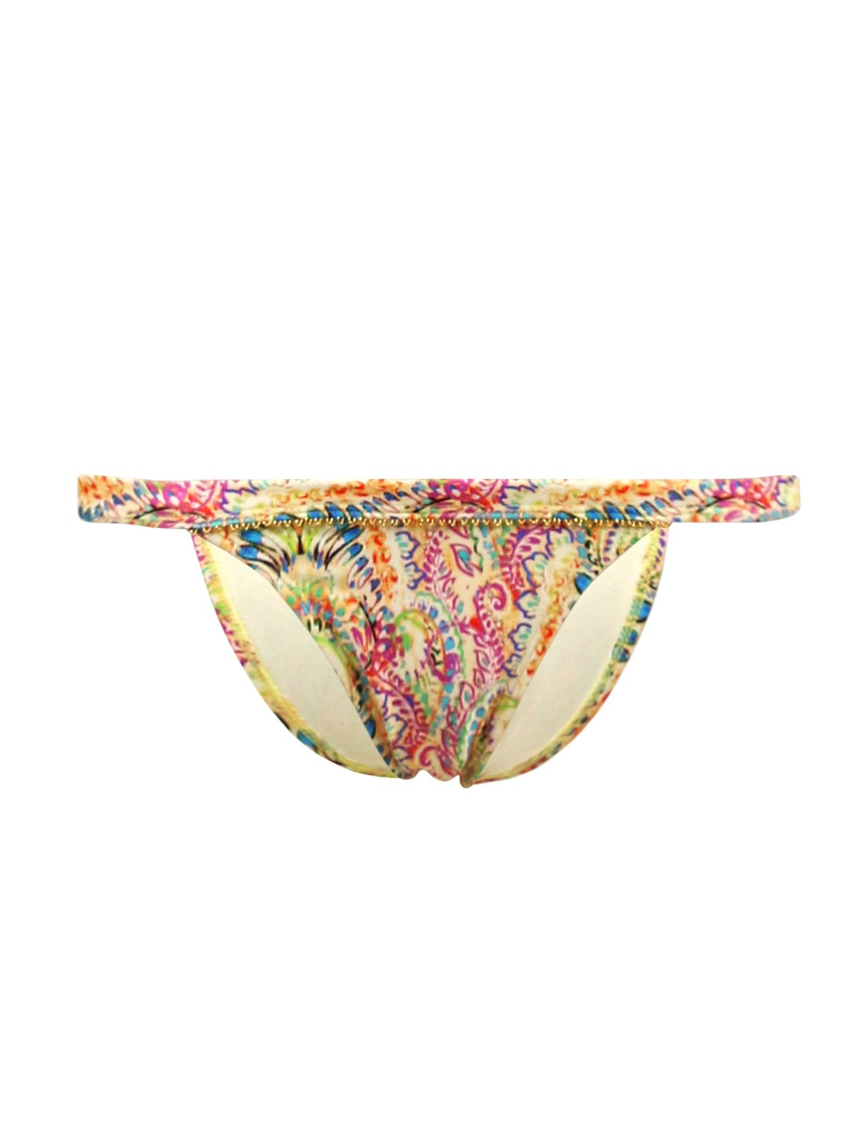 PilyQ Women's Romantic Embroidered Bikini Bottom - Sexy High Waisted Swimwear for Beach, Pool & Summer Vacation