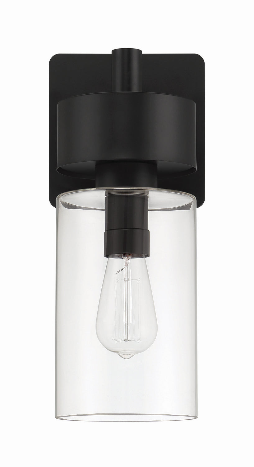 Bennet Midnight Black Outdoor Wall Light - Durable One Light Exterior Sconce for Porch, Patio, and Garden Lighting | Weatherproof & Energy Efficient
