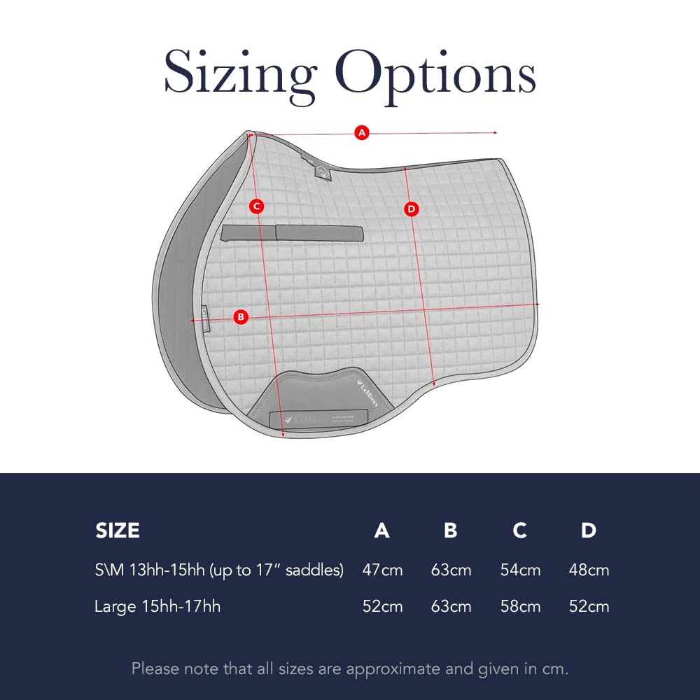 LeMieux Close Contact Saddle Pad for English Riding - Premium Horse Saddle Pads & Equestrian Equipment - Perfect for Dressage, Jumping & Trail Riding
