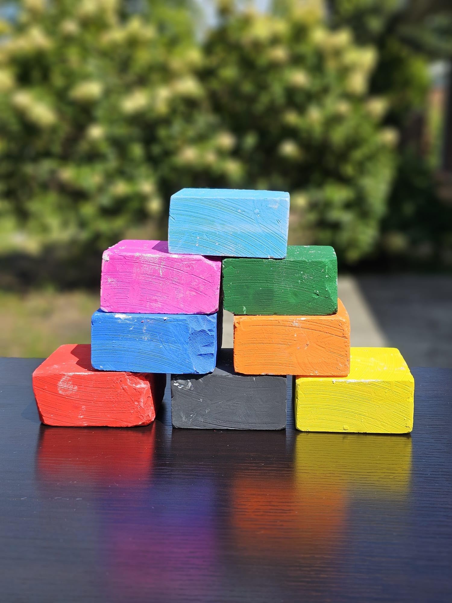 Jenny's Choice Premium Gym Chalk Blocks - 2oz White Magnesium Carbonate for Weightlifting, Rock Climbing & Gymnastics - 8-Pack Soft Hand Chalk for Better Grip - Ideal for CrossFit, Powerlifting & Workout Training