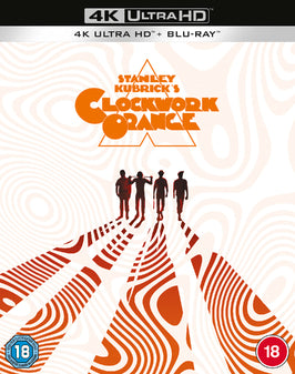 A Clockwork Orange 4K Ultra HD + Blu-ray | Classic Dystopian Film | Perfect for Movie Collectors & Sci-Fi Fans