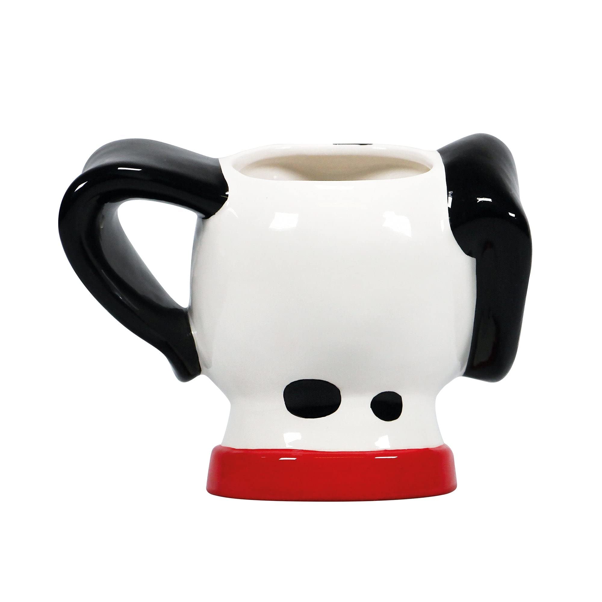 Disney 101 Dalmatians Shaped Coffee Mug - Cute Dalmatian Dog Design Ceramic Cup for Tea & Hot Drinks - Perfect Gift for Disney Fans, Movie Lovers & Coffee Enthusiasts
