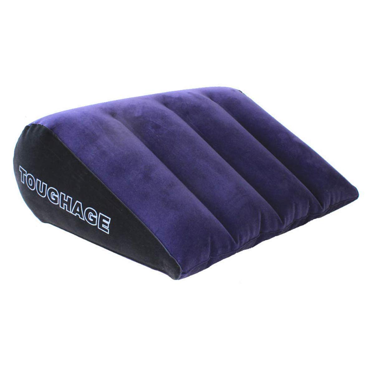 Inflatable Sexy Pillow for Couples - Blue Travel Wedge Cushion for Intimate Play & Relaxation
