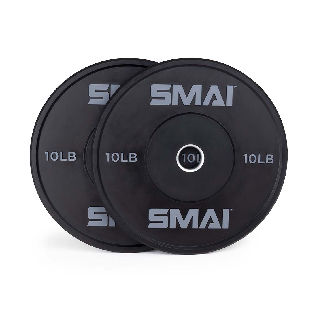 10LB HD Bumper Plates Pair - Olympic Weightlifting Plates for CrossFit, Home Gym & Strength Training