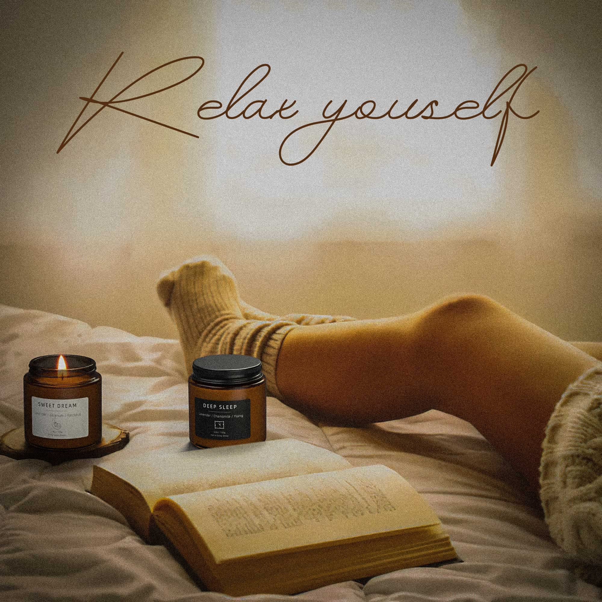 BOYUJK Scented Candles Set - Stress Relief & Sleep Aid for Home | Gifts for Women & Men