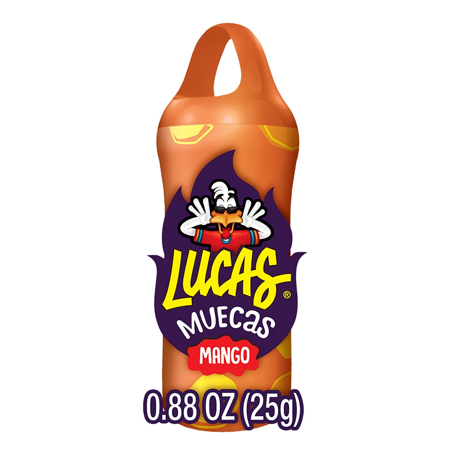 Lucas Mexican Candy Mango Flavored Lollipops - 10 Count Box | Sweet & Tangy Treats for Parties, Gifts & Snacking