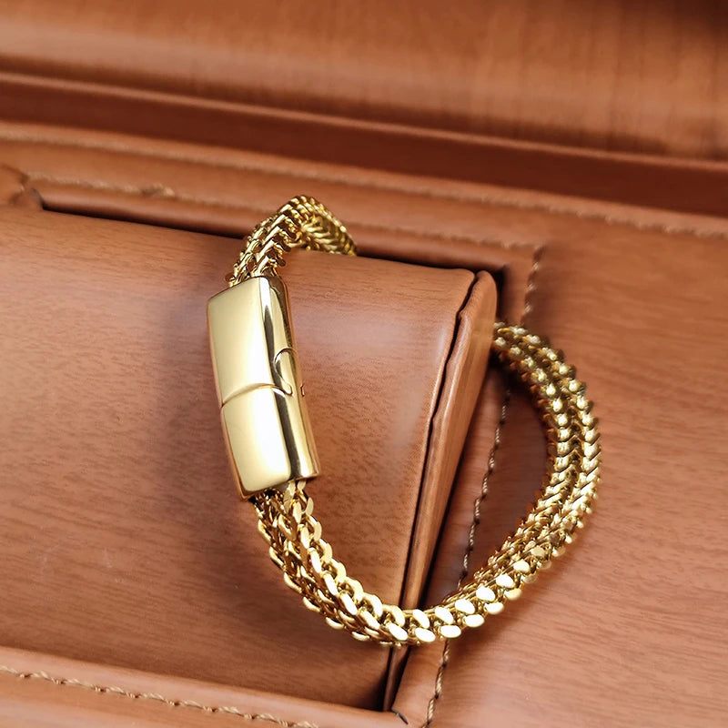 18K Gold Plated Bracelet for Women - Elegant & Dainty Jewelry Gift for Birthday, Anniversary, Valentine's Day - Perfect for Everyday Wear & Special Occasions