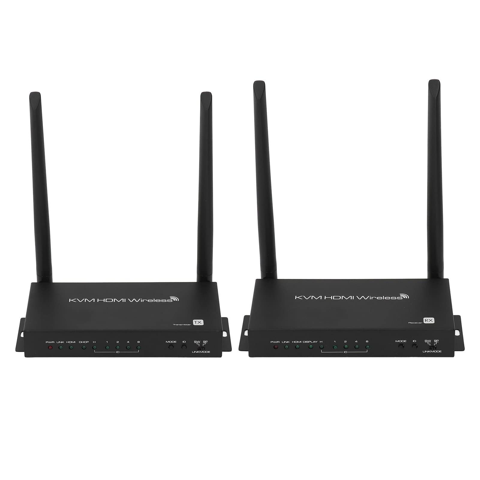 100M Wireless KVM Adapter - 4K 60Hz HD Wireless HDMI Extender & Transmitter for Multi-Device Control | Perfect for Office, Conference, School & Home Theater Setups