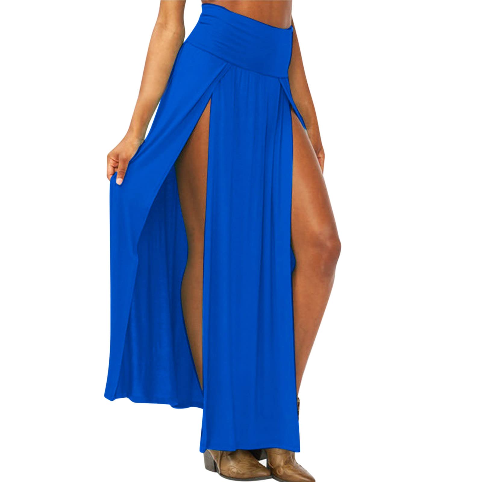 Elegant Women's Maxi Skirts - Sexy Solid Color Spring Dresses for Birthday Party, Family Gathering & Casual Wear | Perfect for Summer Outfits, Beach Vacations & Date Nights