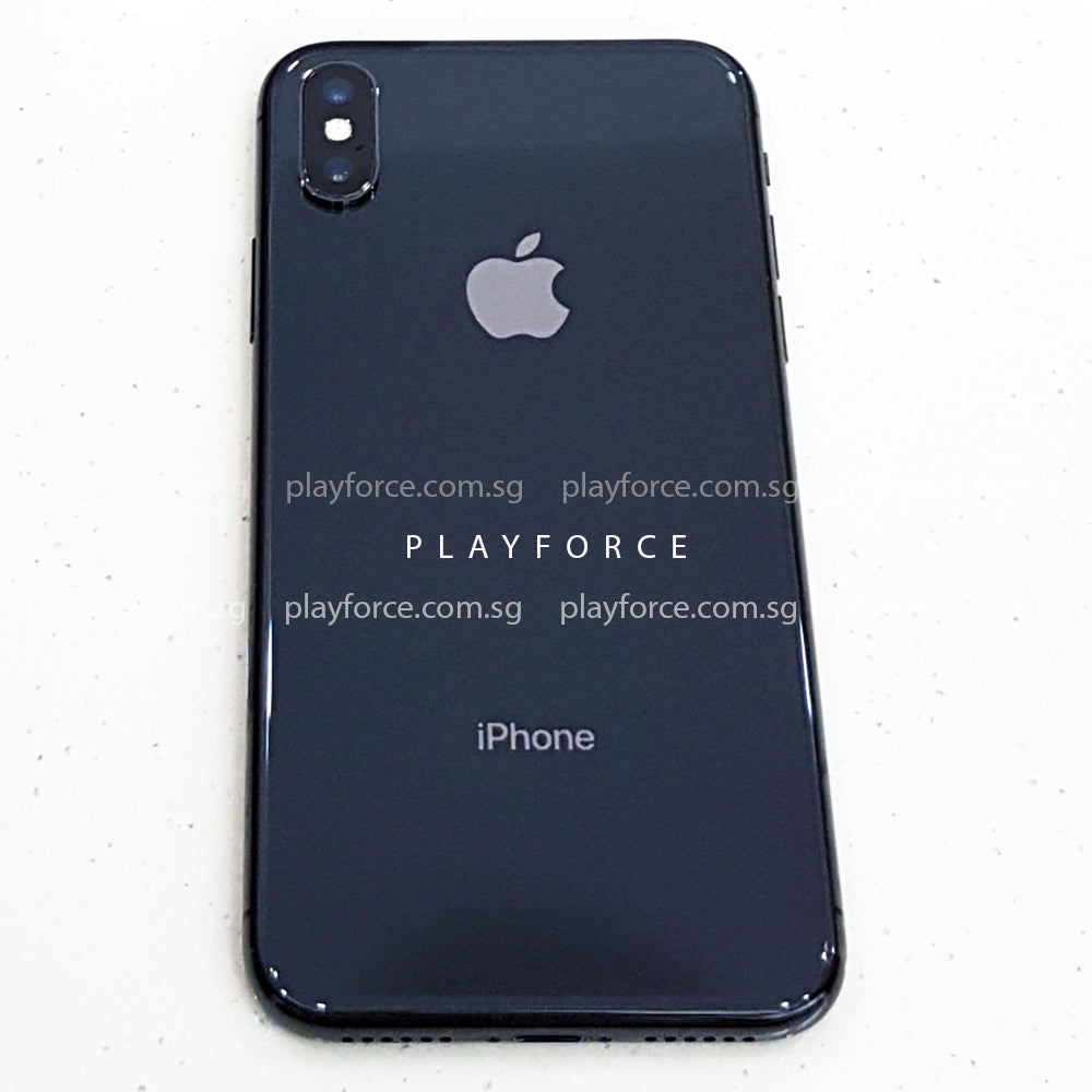 iPhone X 256GB Space Grey - Unlocked Smartphone with Face ID, 5.8
