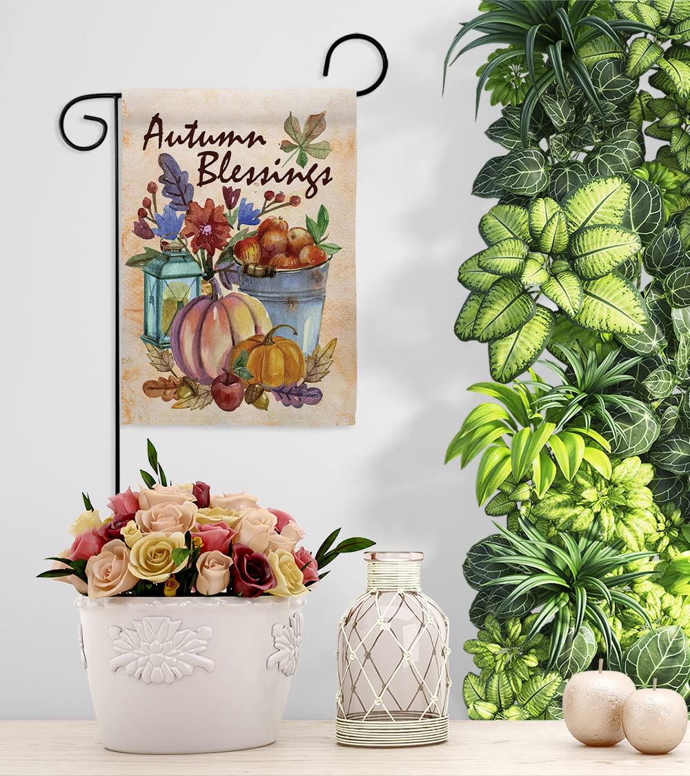Autumn Blessings Vertical Flags Kit - House & Garden Decor for Fall Harvest