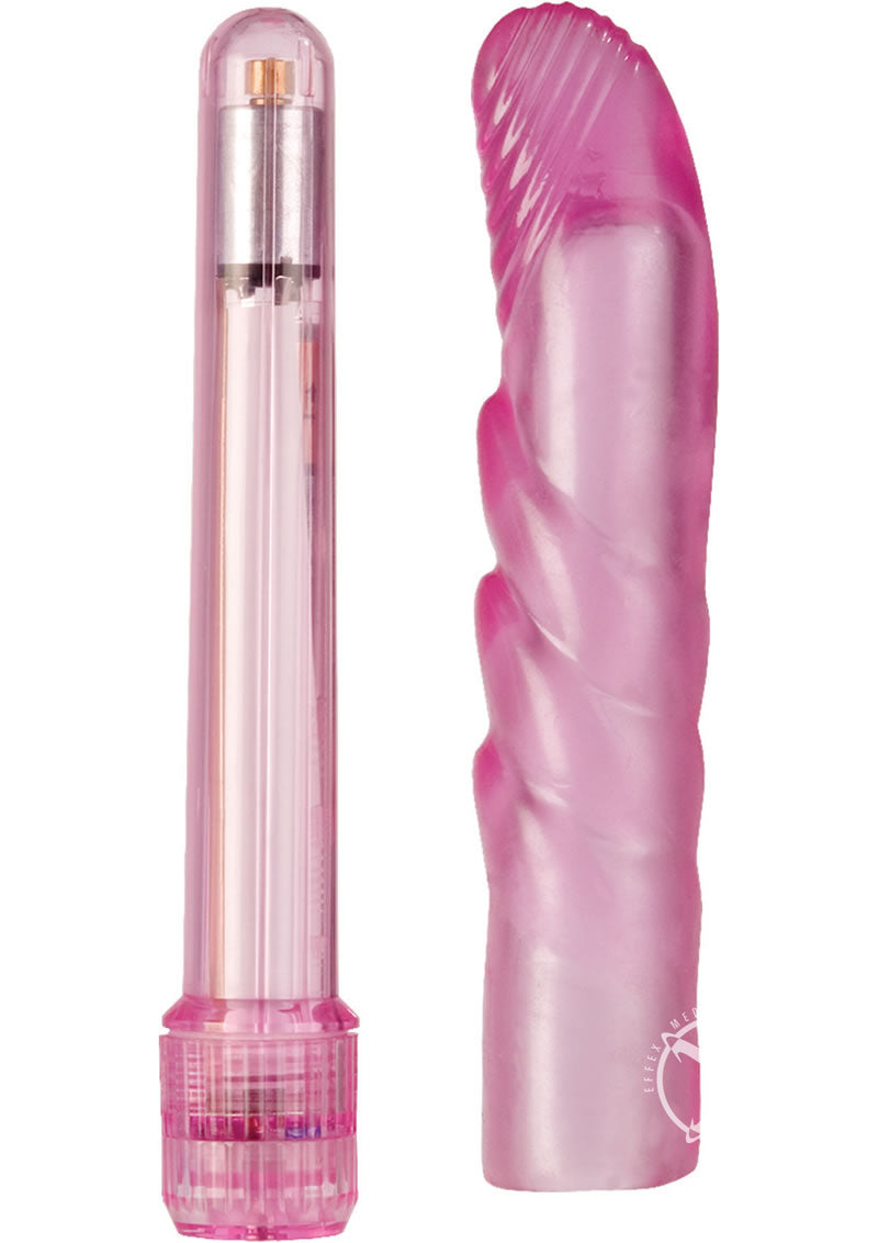 Premium Slim Softee Vibrator - Ultra-Soft Silicone, Waterproof & Rechargeable - Perfect for Solo Play, Couples & Sensual Massage - Discreet & Travel-Friendly (Pink)