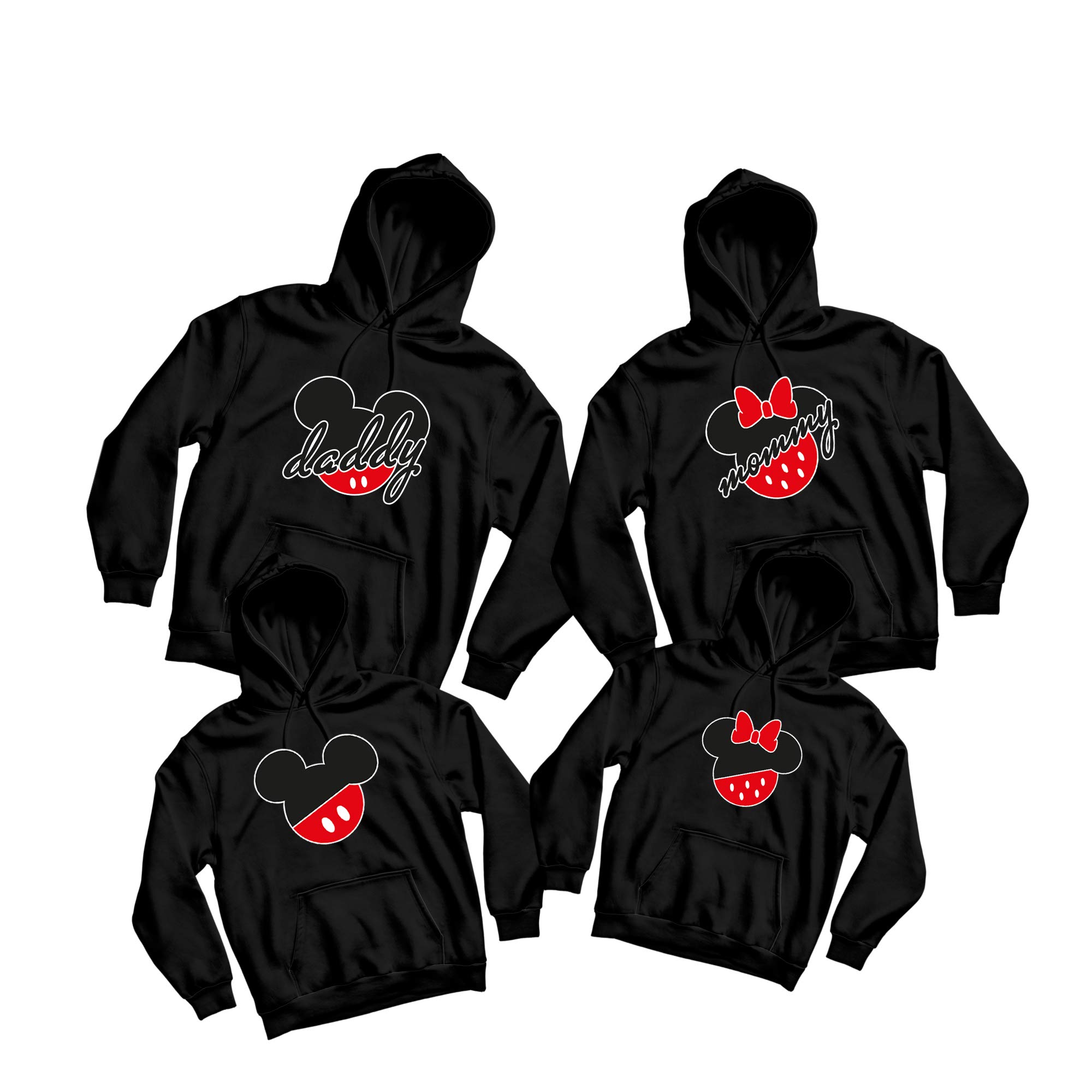 2022 Family Trip Hoodies - Natural Underwear Mickey & Minnie Mouse Sweatshirts for Travel, Vacation & Casual Wear