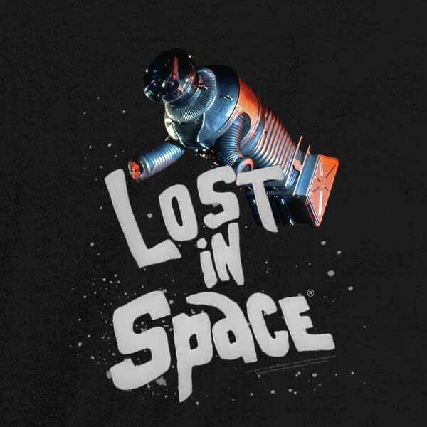 Lost in Space Robot Graphic Tee for Men | Pop Threads Vintage Sci-Fi T-Shirt | Casual Wear, Cosplay & Gift for Space Enthusiasts