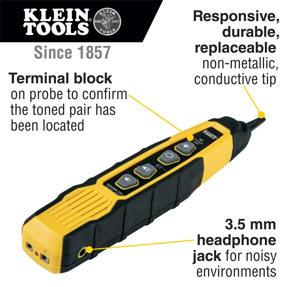 Klein Tools Cable Tracing & Punchdown Kit for Network Installations