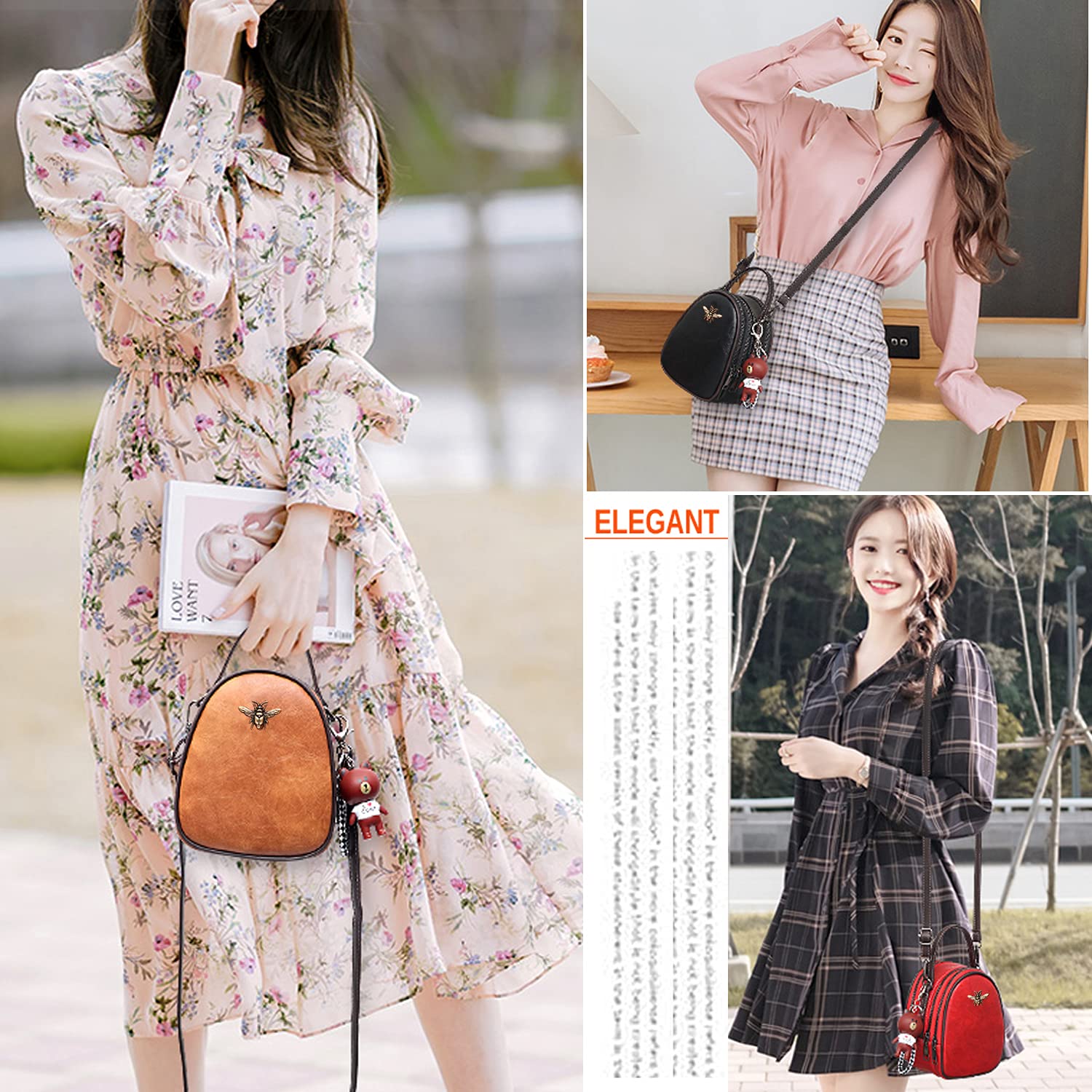 Stylish Women's Small Crossbody Bag - Fashionable Shoulder Purse & Messenger Handbag for Everyday Use, Travel, and Shopping