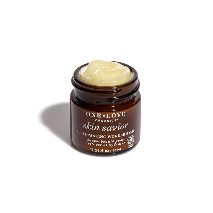 One Love Organics Skin Savior Multi-Task Wonder Balm - Organic Face & Body Moisturizer for Dry Skin - Perfect for Travel, Nighttime Routine & On-the-Go Hydration