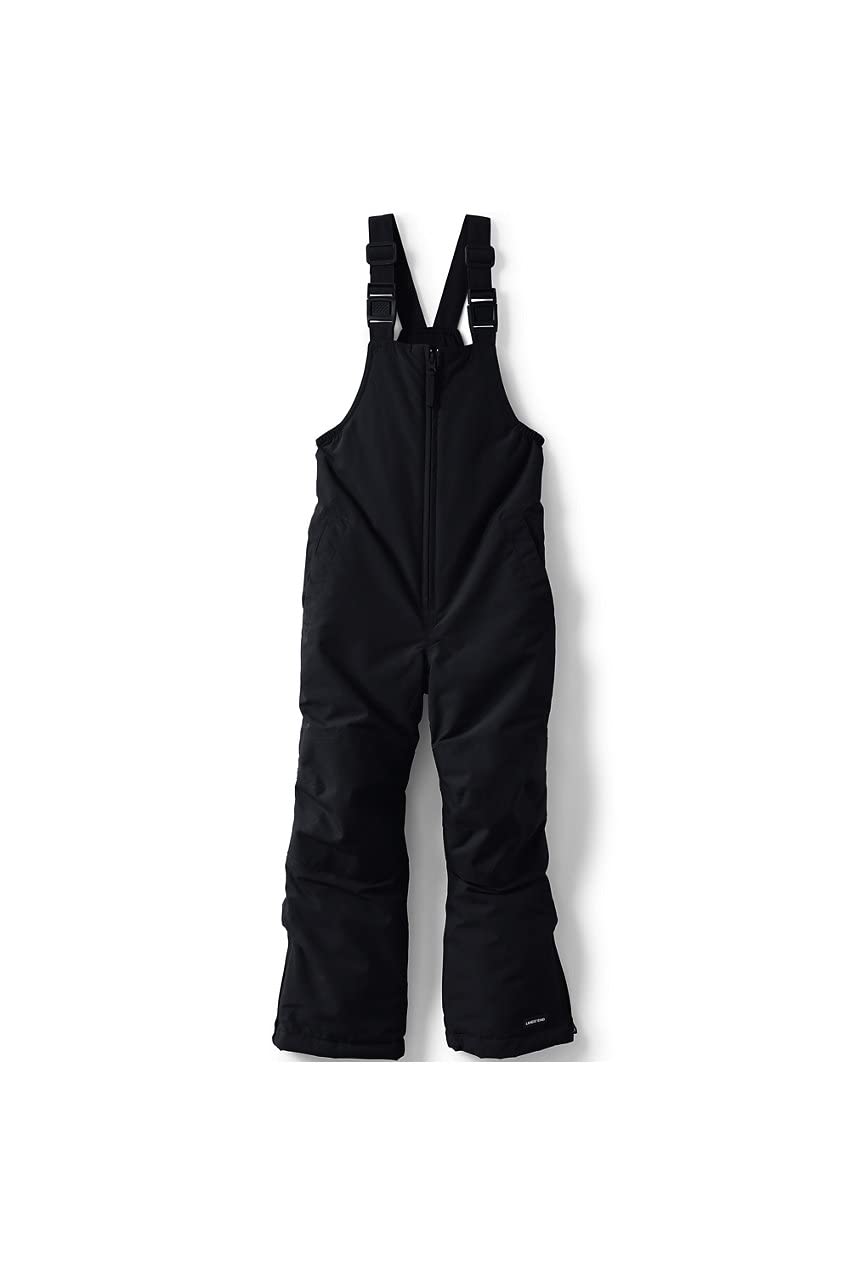 Lands' End Kids Squall Waterproof Snow Bib Pants with Reinforced Knees - Winter Outdoor Play, Skiing, Snowboarding & Cold Weather Activities