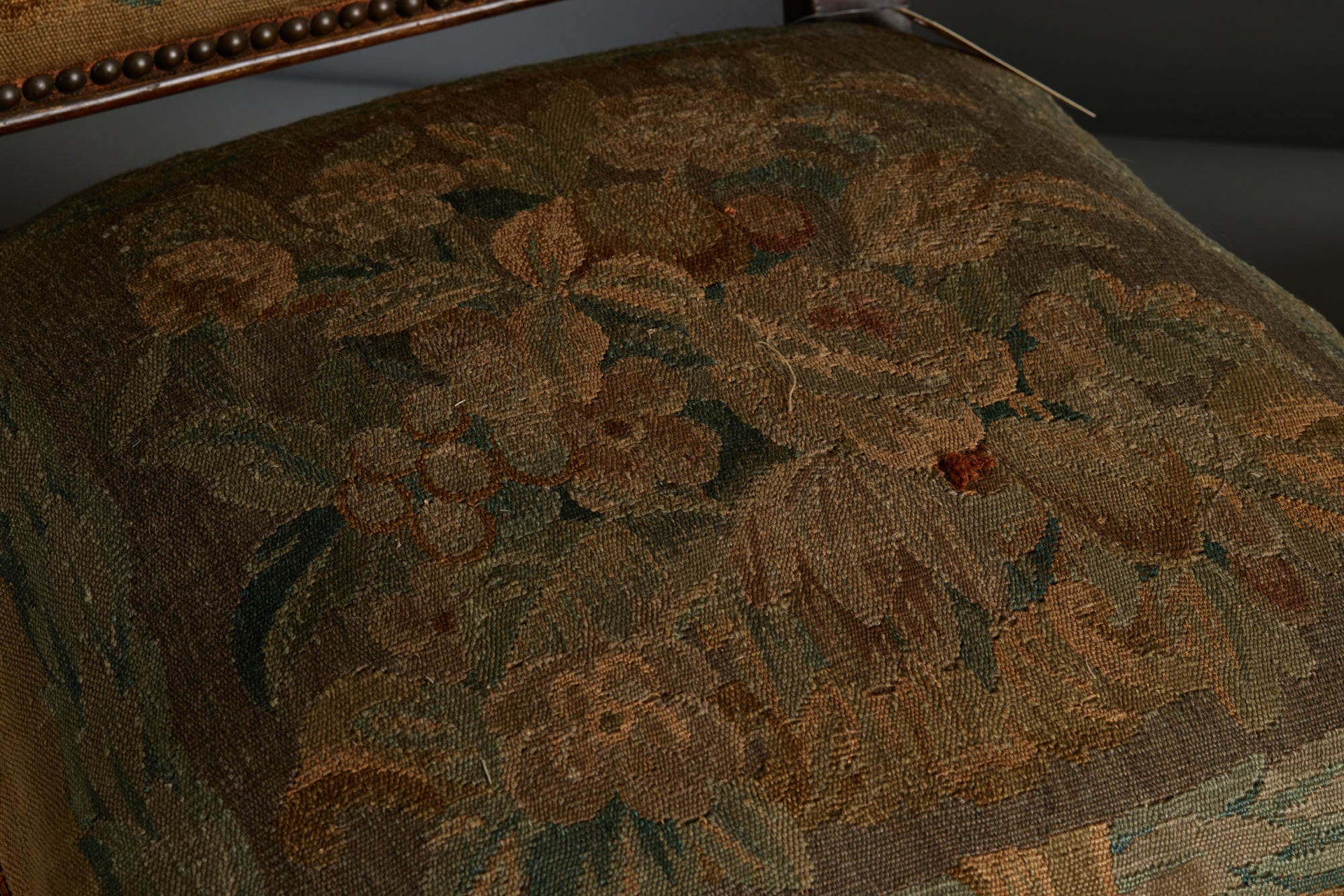 Antique 19th Century French Aubusson Tapestry Upholstered Side Chairs - Perfect for Dining Rooms, Living Rooms & Classic Home Decor
