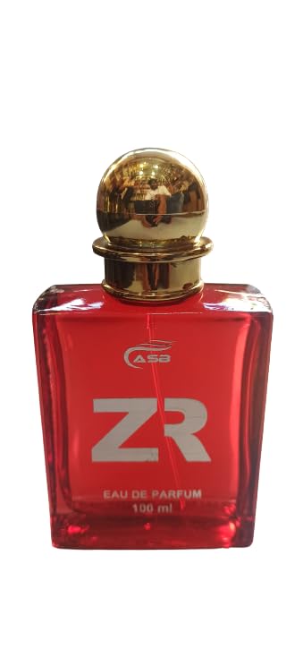 ZR Red Eau De Parfum for Women - 3.4 oz (100ml) Luxury Floral Fragrance - Perfect for Date Night, Parties & Special Occasions