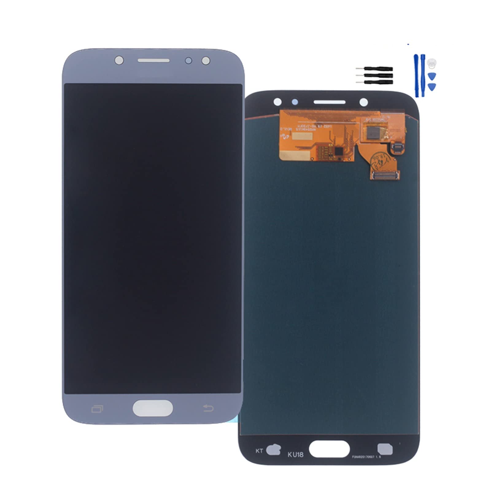 Original Title: Newwiee Super Amoled LCD Display Fit for Samsung Galaxy J7 Pro J7 2017 J730 J730F Touch Screen Digitizer Assembly Phone Parts Repair(Color:Gold l Amoled)  Optimized Title: **Newwiee Super AMOLED LCD Display Touch Screen Digitizer Assembly for Samsung Galaxy J7 Pro / J7 2017 / J730 / J730F - Gold (AMOLED) | Phone Screen Replacement & Repair | Perfect for DIY Fixes & Professional Repairs**
