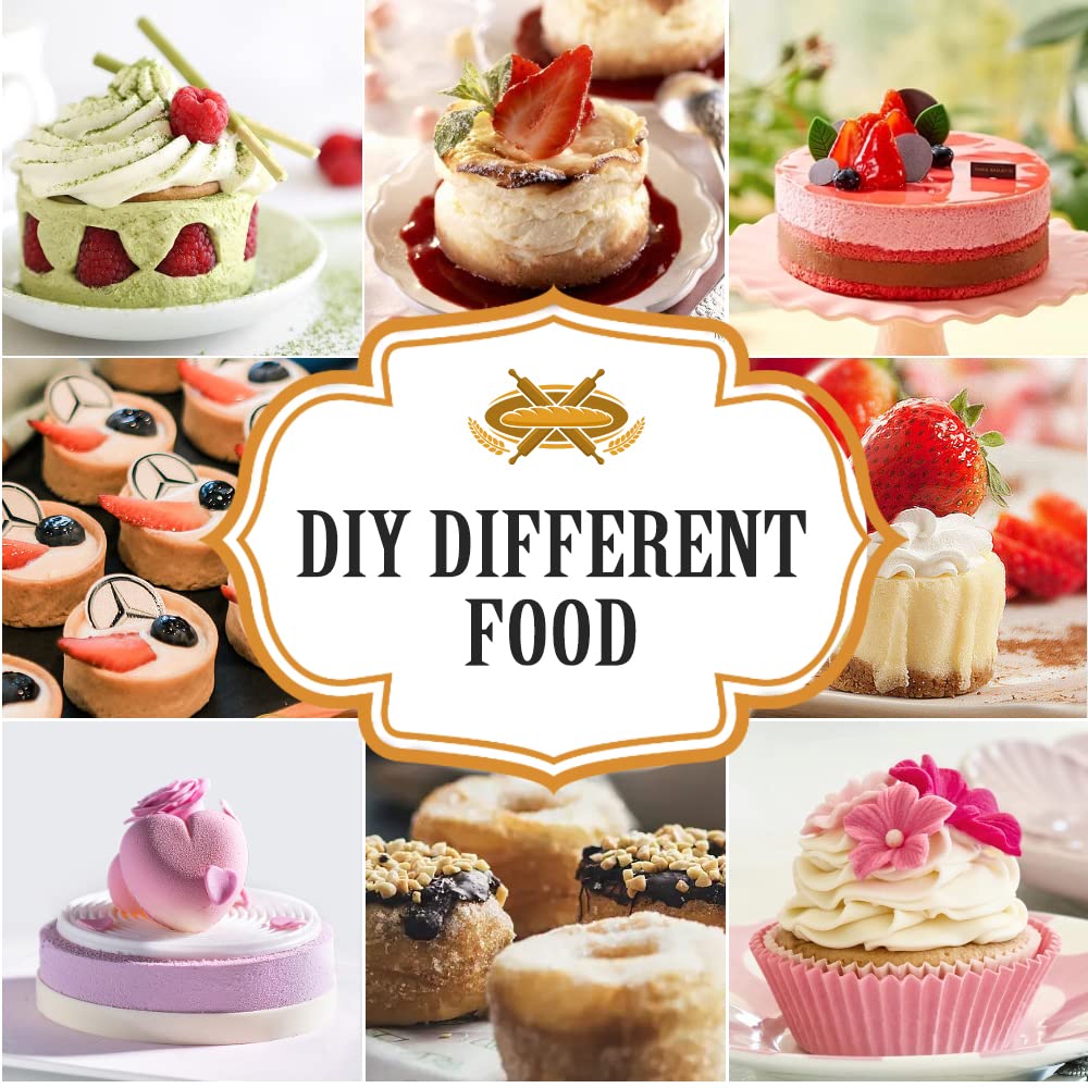 4 PCS Silicone Chocolate Molds for Oreo Cookies, Candy, Baking - Non-Stick Cylinder Baking Molds for DIY Desserts, Cupcakes, Pudding, Jello & Soap Making - Perfect for Home Baking & Party Treats