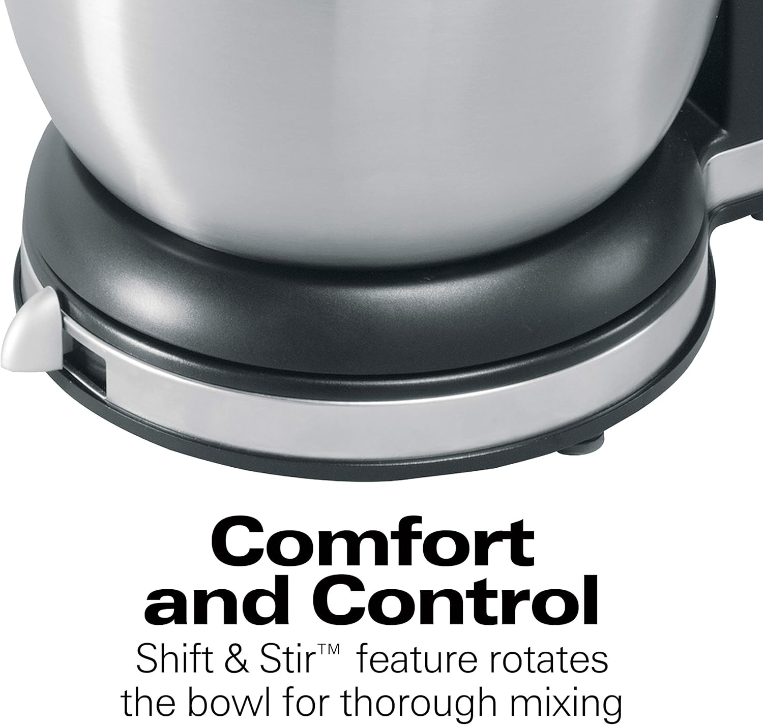 Hamilton Beach Classic Hand and Stand Mixer - 5-Speed, 250W Power, Black & Stainless Steel - Perfect for Baking Cakes, Cookies, and Dough at Home