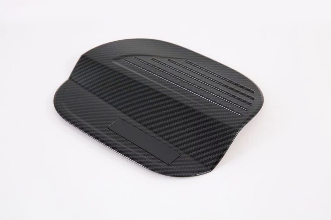 Premium Carbon Fiber Fuel Tank Cap Cover for Hyundai Sonata 2020-2023 - Durable Gas Door Trim Replacement - Perfect for Car Enthusiasts & Auto Detailing