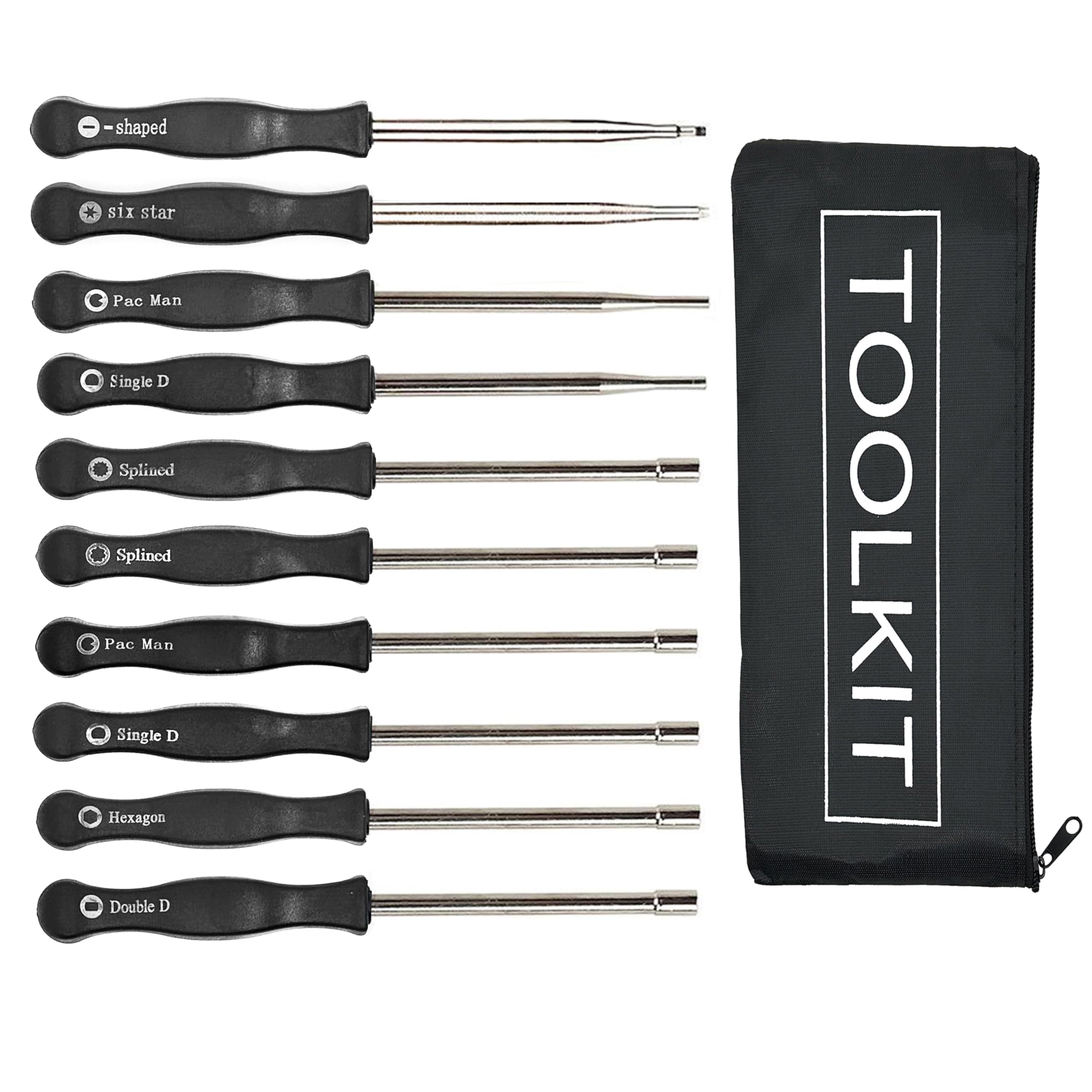 10-Piece Carburetor Adjustment Tool Kit - Small Engine Carb Screwdriver Set for Stihl, Husqvarna, MTD, Ryobi & Homelite String Trimmers - Perfect for Lawn Mower & Chainsaw Maintenance