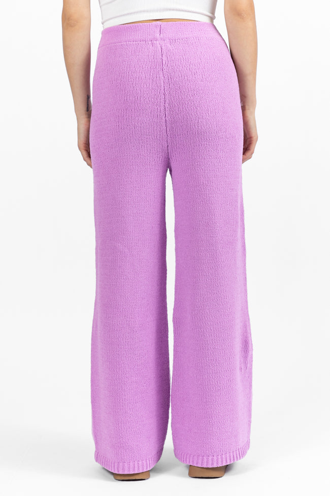 Cozy Lavender Lounge Pants for Women - Soft & Comfortable Sleepwear - Perfect for Relaxing at Home, Yoga & Lounging