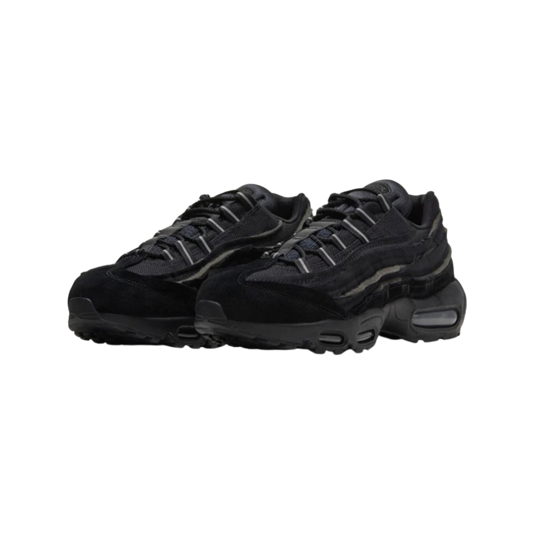 Nike Air Max 95 X Comme Des Garcons Black Sneakers - Men's/Women's Fashion Running Shoes for Casual Wear & Street Style