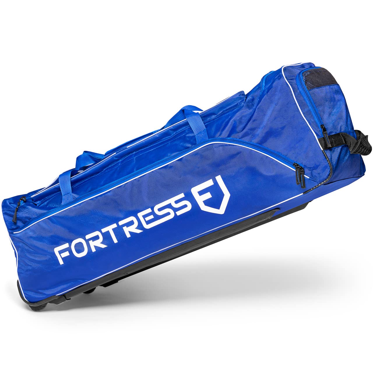 FORTRESS Original Wheelie Cricket Bag with Heavy Duty Wheels - Maximum Strength & Durability for Cricket Equipment Storage & Travel | Perfect for Matches, Practice & Sports Gear Transport