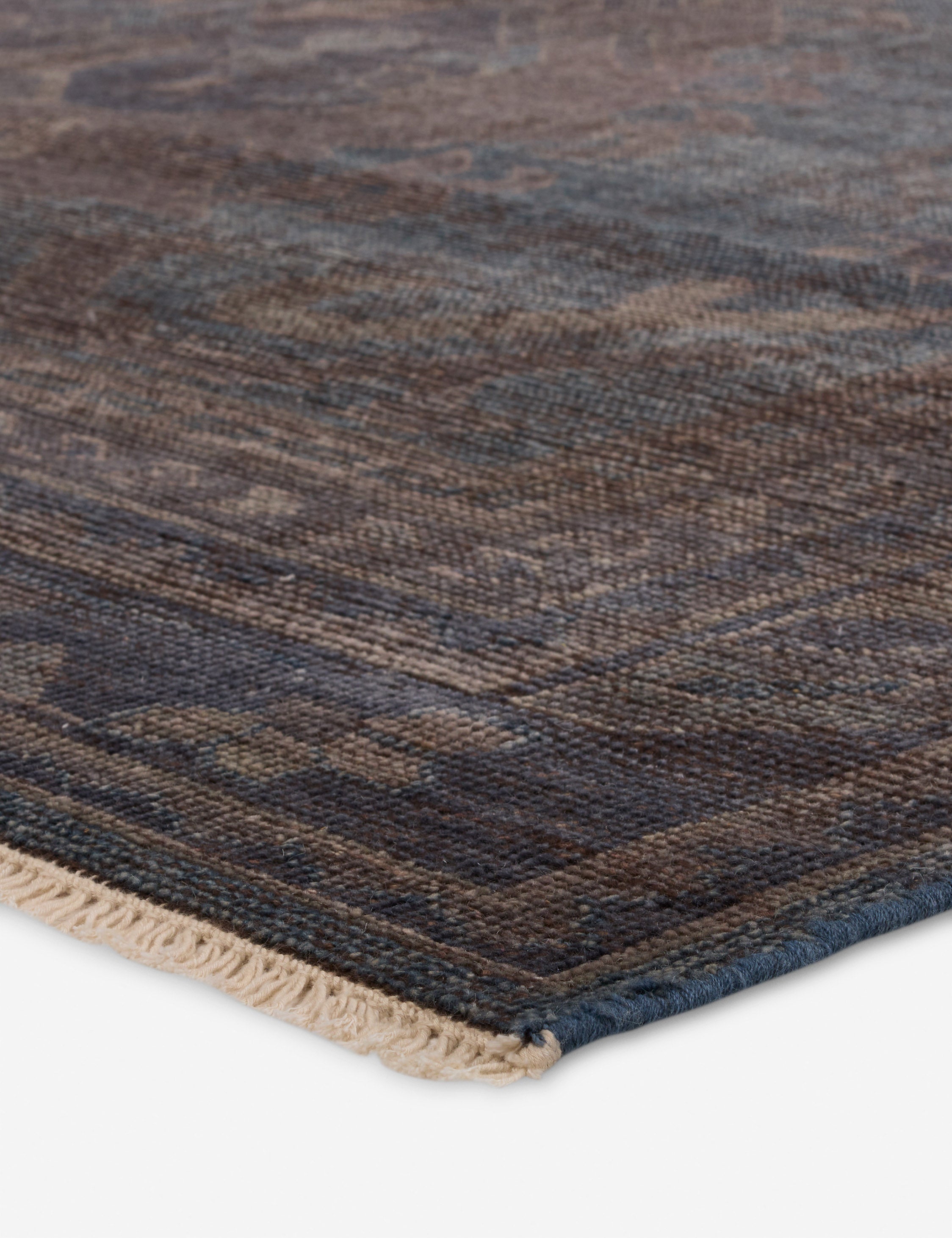 Hand Knotted Wool Rug by Connelly - Soft & Durable for Living Room, Bedroom & Office Decor