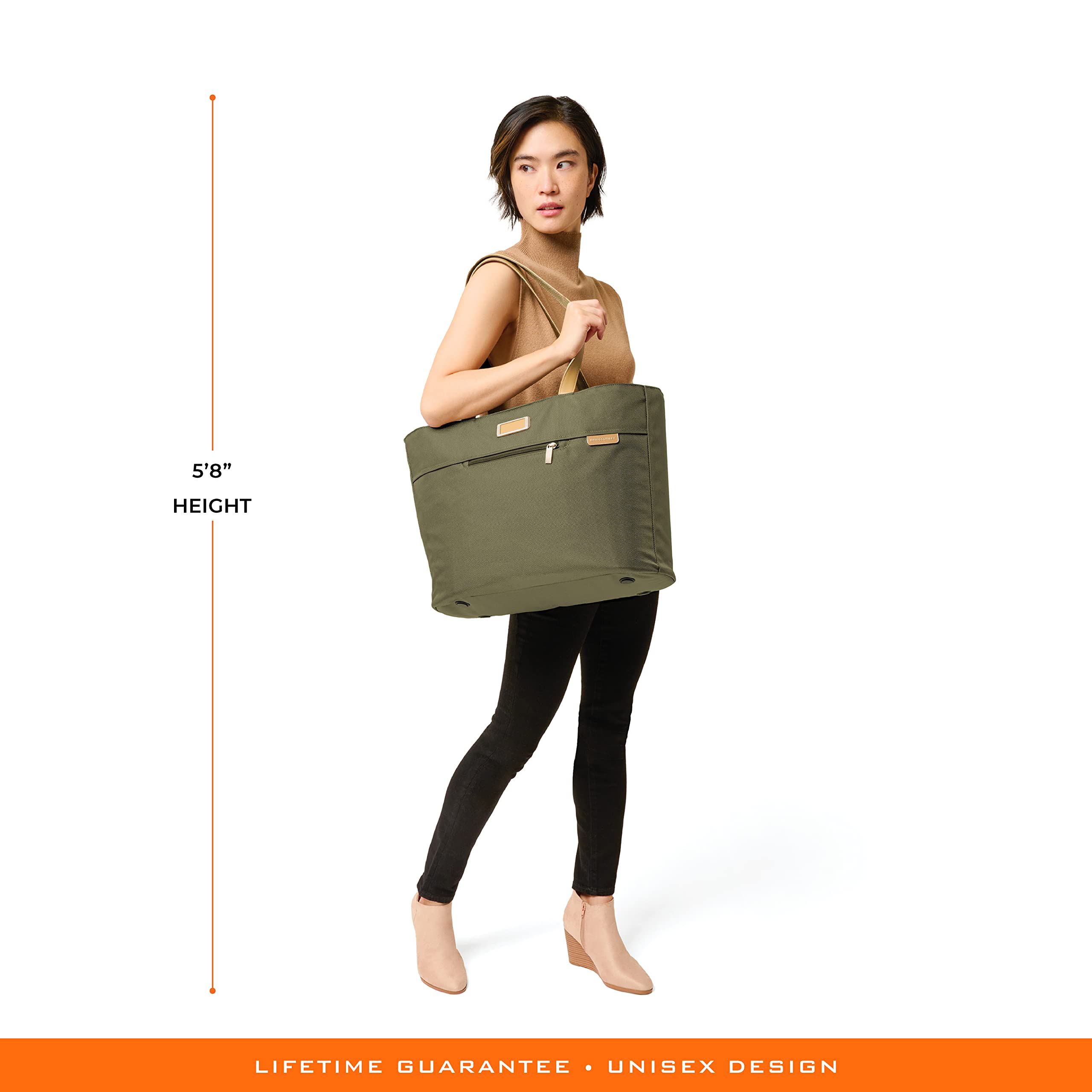Briggs & Riley Premium Tote Bags for Women & Men - Durable Travel & Work Tote with Multiple Pockets - Perfect for Business Trips, Gym & Daily Commute