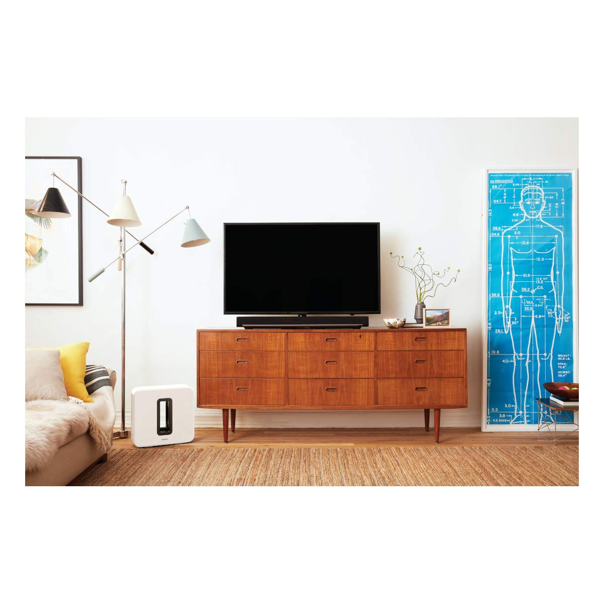 Sonos Playbar - Premium Wireless TV Soundbar with Alexa Compatibility | High-Quality Streaming for Movies & Music | Perfect for Home Theater & Living Room Entertainment (Renewed)