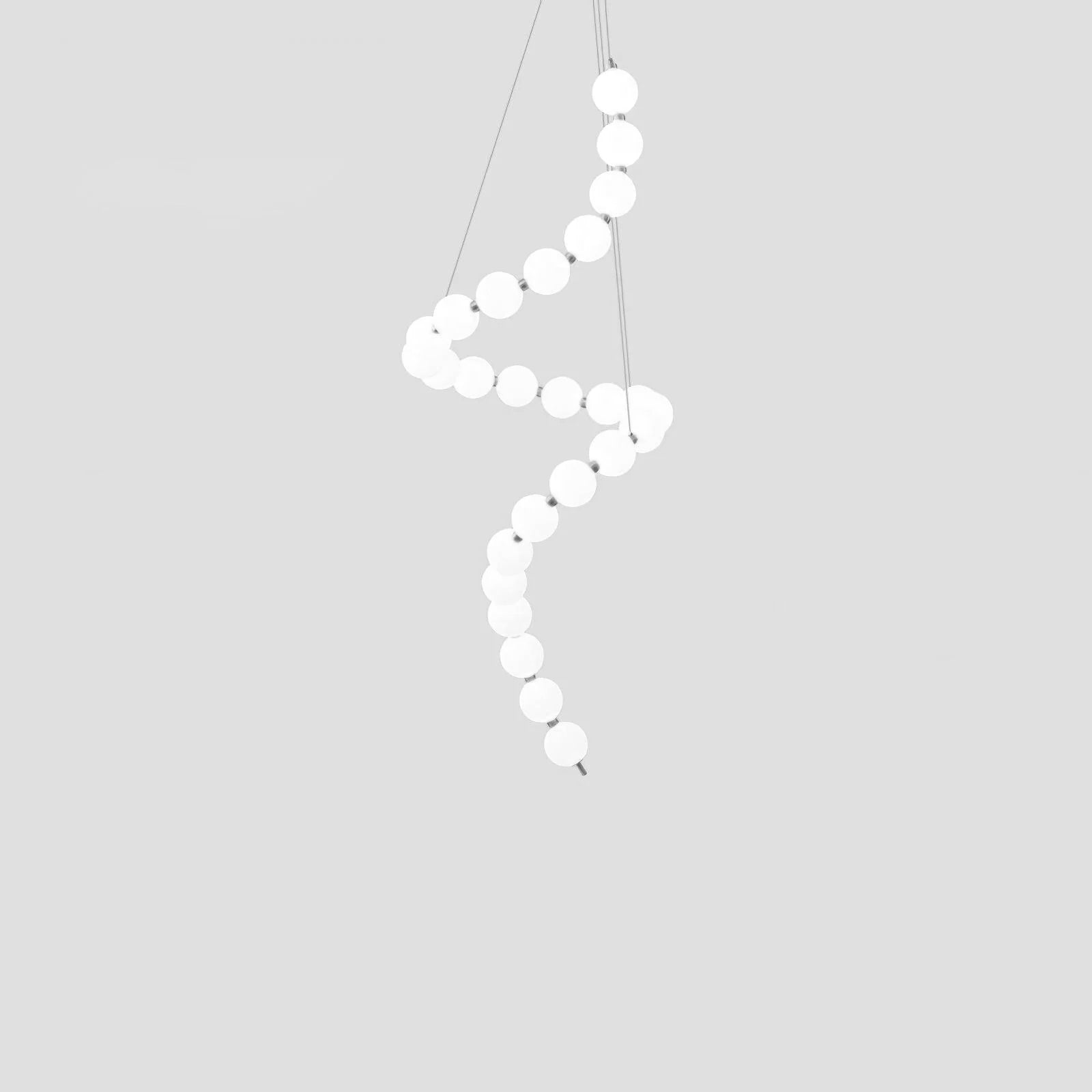 Elegant Acrylic Pearl Chandelier Necklace for Women - Perfect for Weddings, Parties & Evening Events