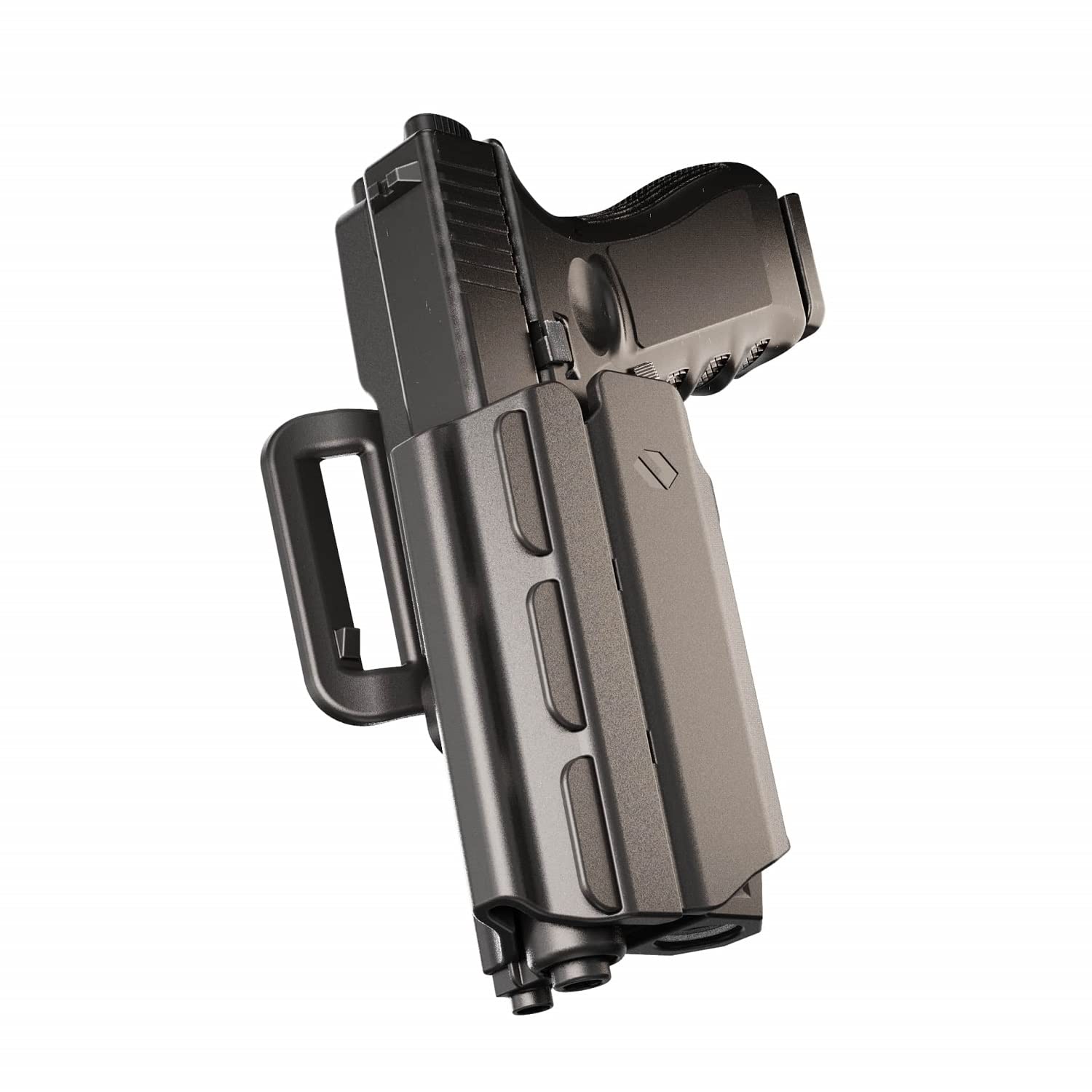 Orpaz T40 Adjustable Modular SD9VE Holster - OWB Compatible with S&W SD9VE Pistol - Fits Light, Laser, Sight & Optics - Tactical Gun Holder for Concealed Carry & Range Training