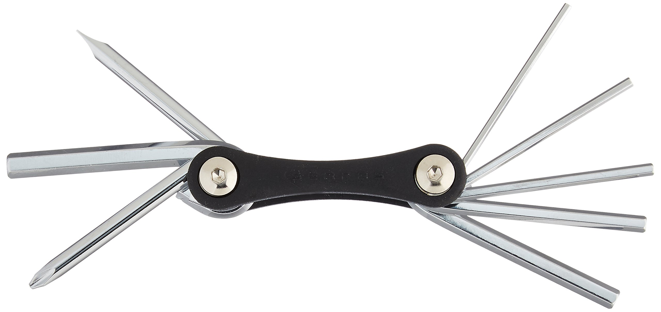 Serfas ST-CR8 Multi-Tool Bike Repair Kit - Compact Cycling Tools for Road & Mountain Bikes - Perfect for On-the-Go Repairs & Emergency Fixes