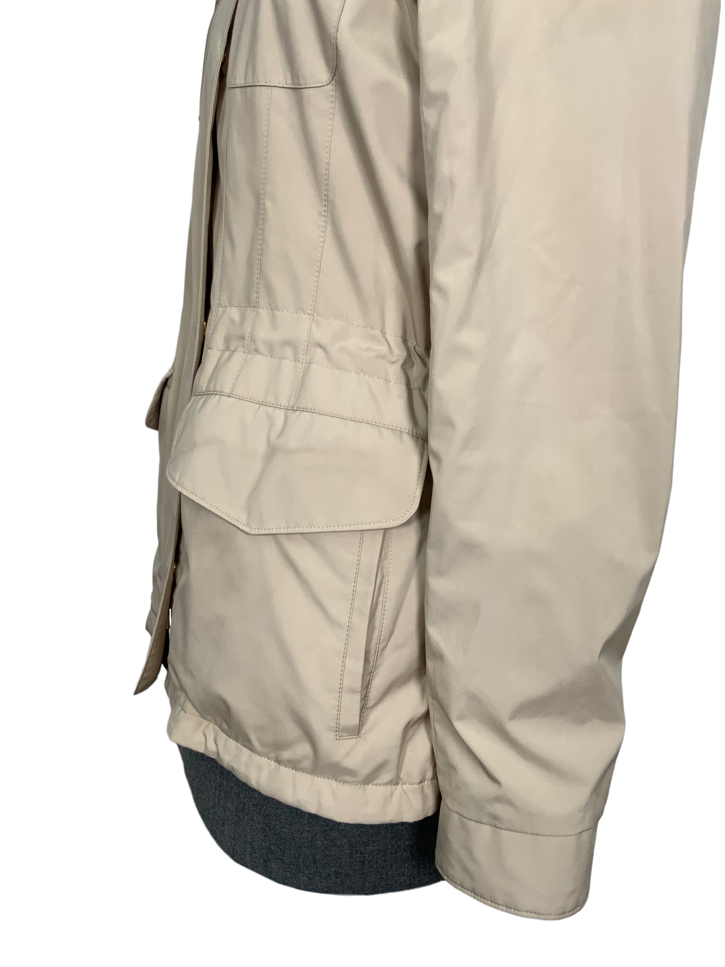 Loro Piana Traveller Windmate Jacket - Lightweight Waterproof Windbreaker for Men Size S | Perfect for Travel, Hiking & Outdoor Adventures