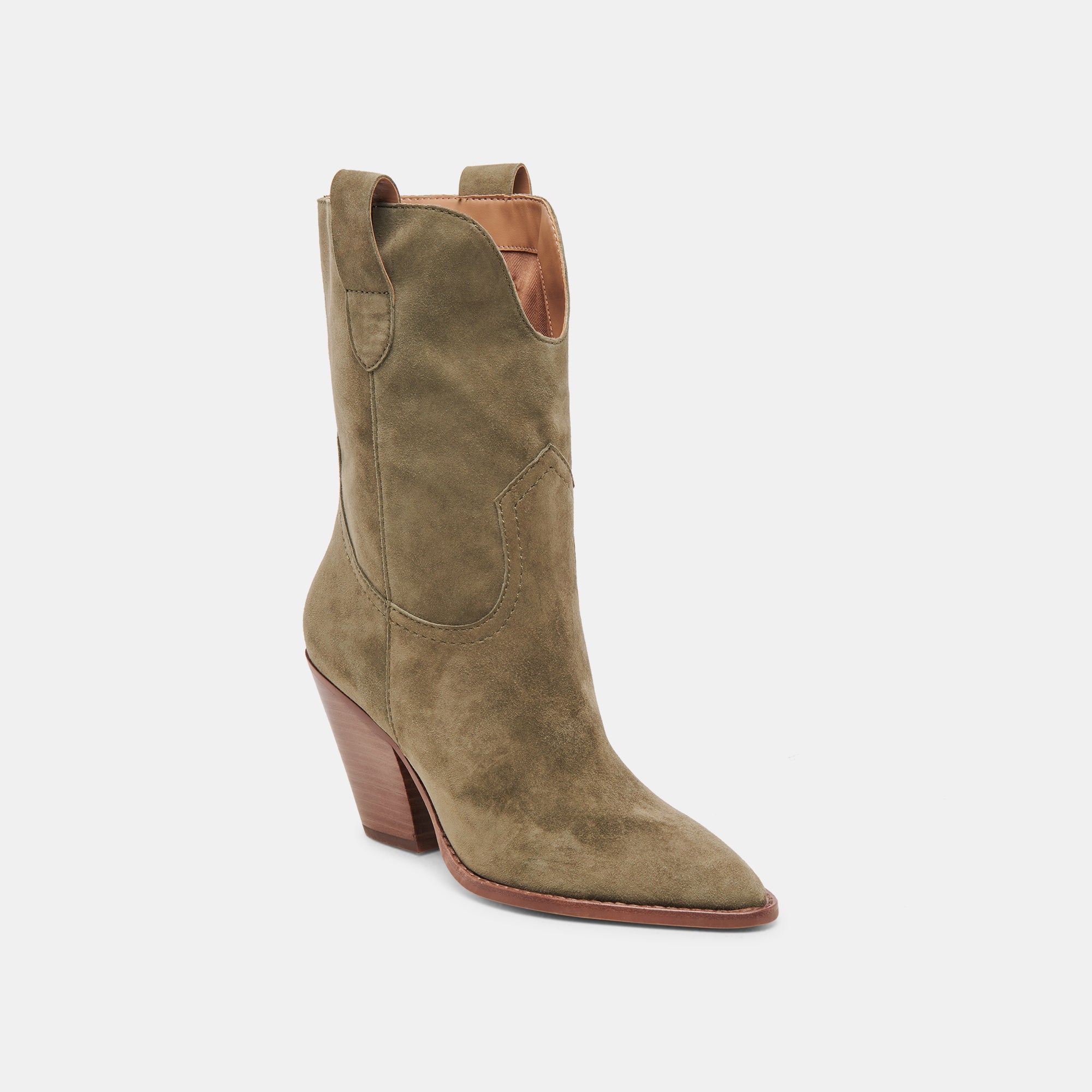 JESSEY MOSS SUEDE BOOTS for Women - Waterproof Hiking & Outdoor Adventure Boots - Comfortable Ankle Boots for Walking, Camping & Travel